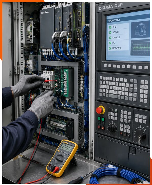 Ремонт систем ЧПУ Okuma OSP в Кандалакше